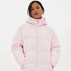 Girlfriend Collective Ballerina Pink Midi Puffer